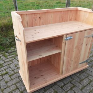 Bestekkast douglas hout kast voor bestek