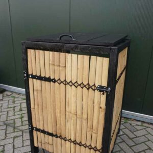 Kliko-ombouw-containerombouw-Douglas-zwart-bamboe-Woodwork-Voorschoten